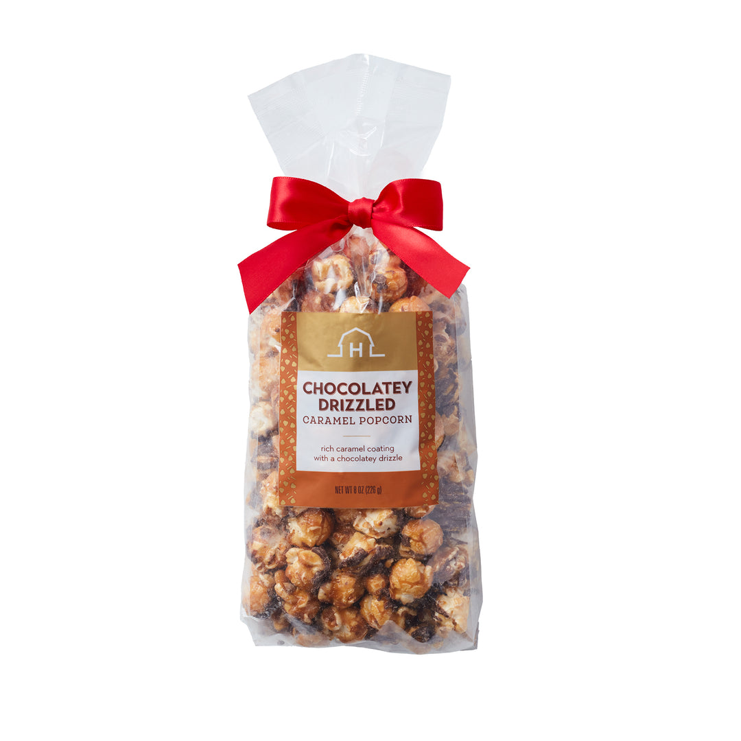 Chocolatey Drizzled Caramel Popcorn
