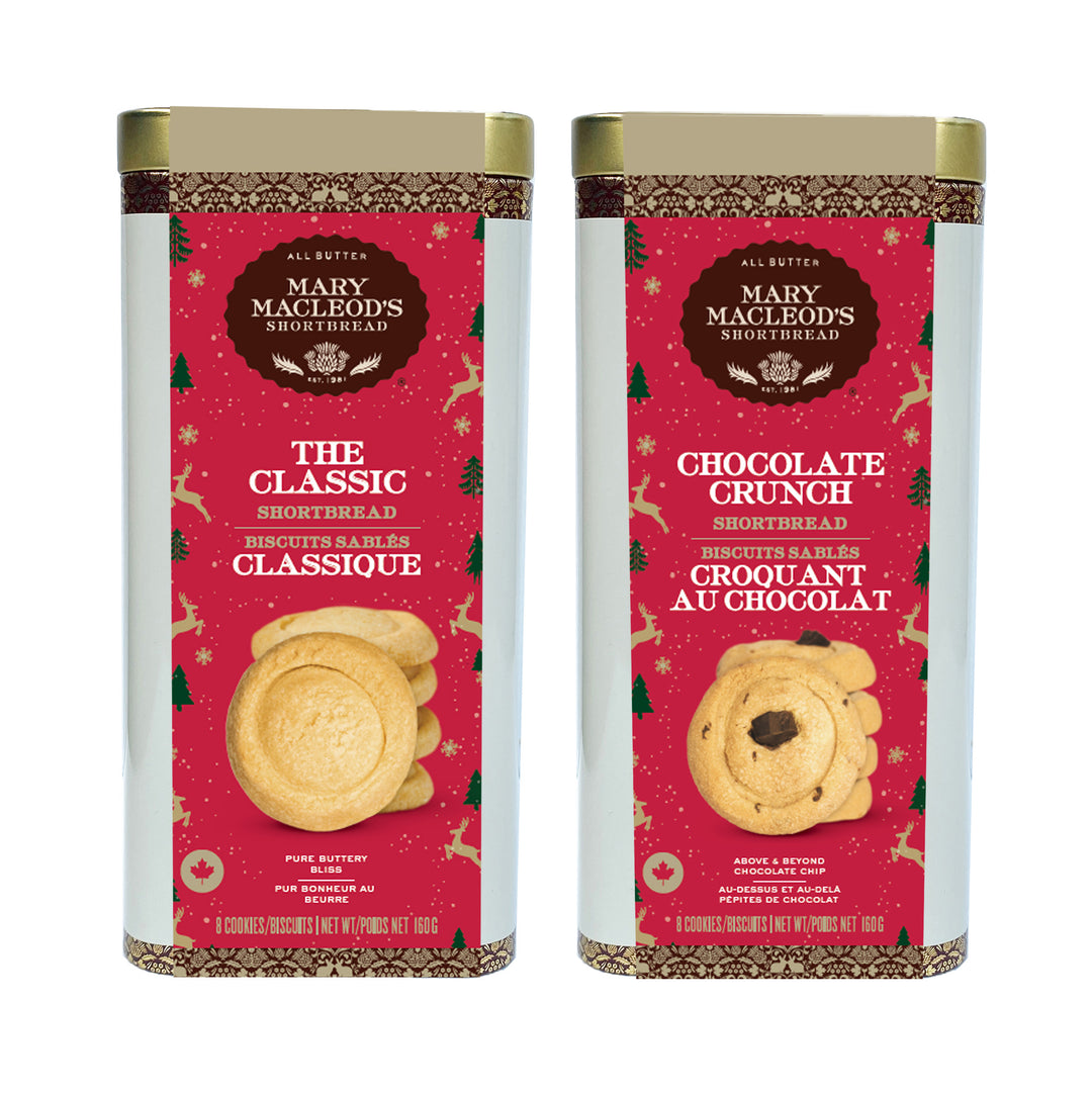 Mary Macleod's Tin Canister DUO - Chocolate Crunch & Classic